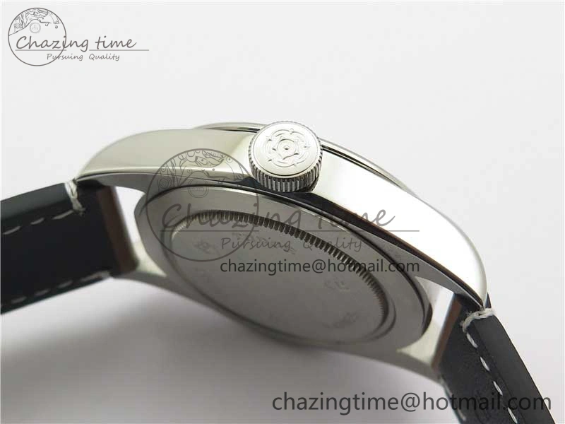 Black Bay 41 SS LF 1:1 Best Edition Blue Dial on Brown Leather Strap A Original 9747