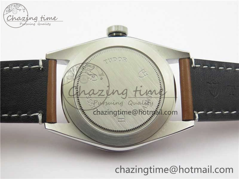 Black Bay 41 SS LF 1:1 Best Edition Blue Dial on Brown Leather Strap A Original 9747