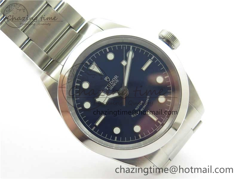 SmartChoice Black Bay 41 SS LF 1:1 Best Edition Blue Dial on SS Bracelet A 9749
