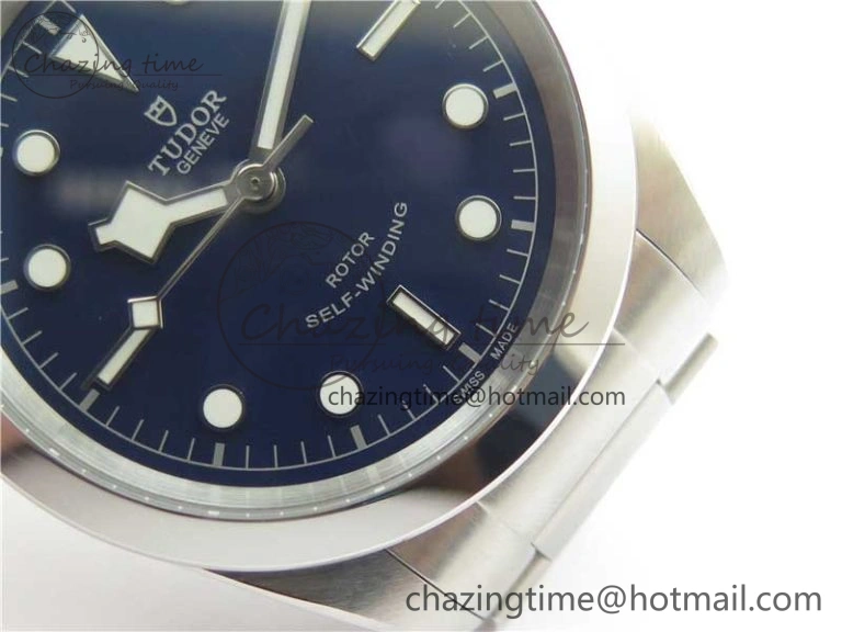 SmartChoice Black Bay 41 SS LF 1:1 Best Edition Blue Dial on SS Bracelet A 9749