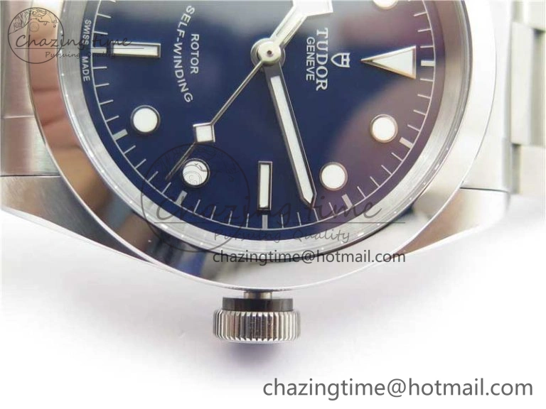 SmartChoice Black Bay 41 SS LF 1:1 Best Edition Blue Dial on SS Bracelet A 9749