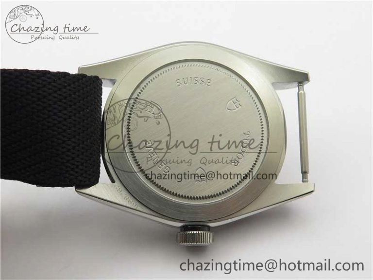 Black Bay 41 SS LF 1:1 Best Edition Silver Dial on Black Nylon Strap A Trendy 9752