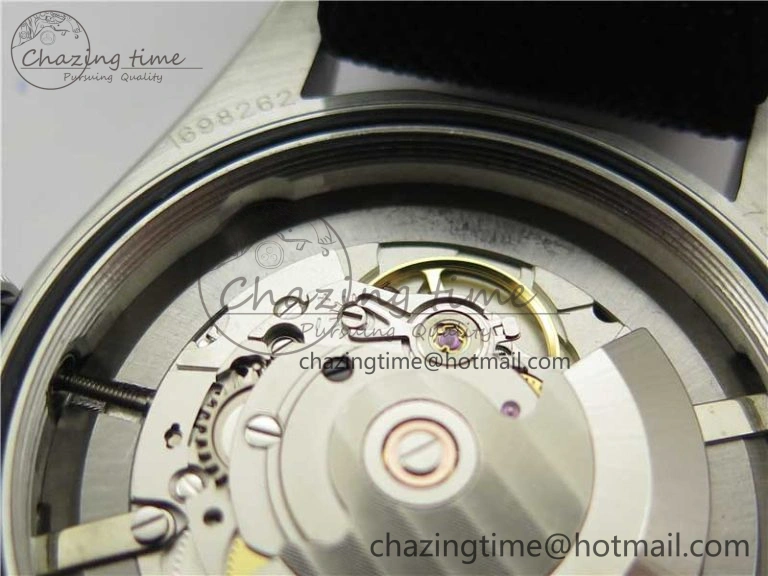Black Bay 41 SS LF 1:1 Best Edition Silver Dial on Black Nylon Strap A Trendy 9752