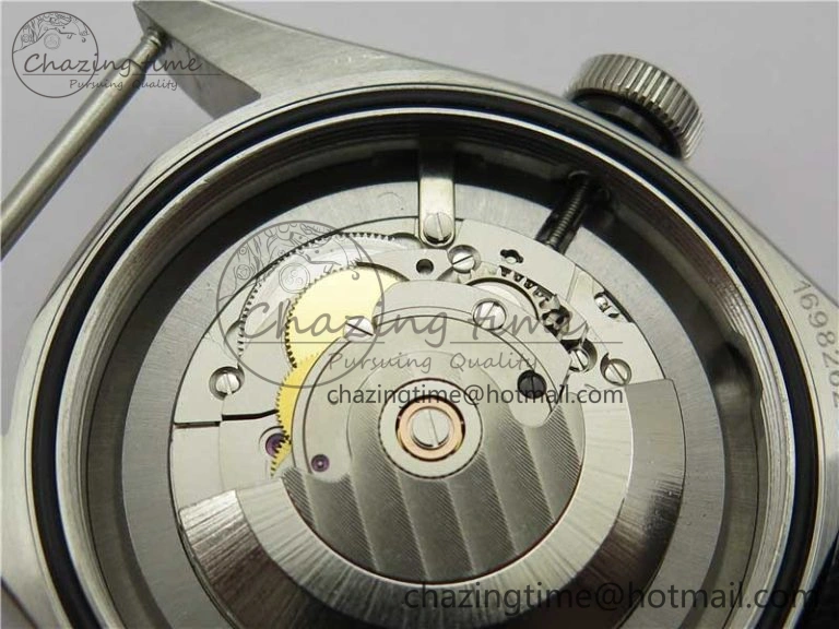 Black Bay 41 SS LF 1:1 Best Edition Silver Dial on Black Nylon Strap A Trendy 9752