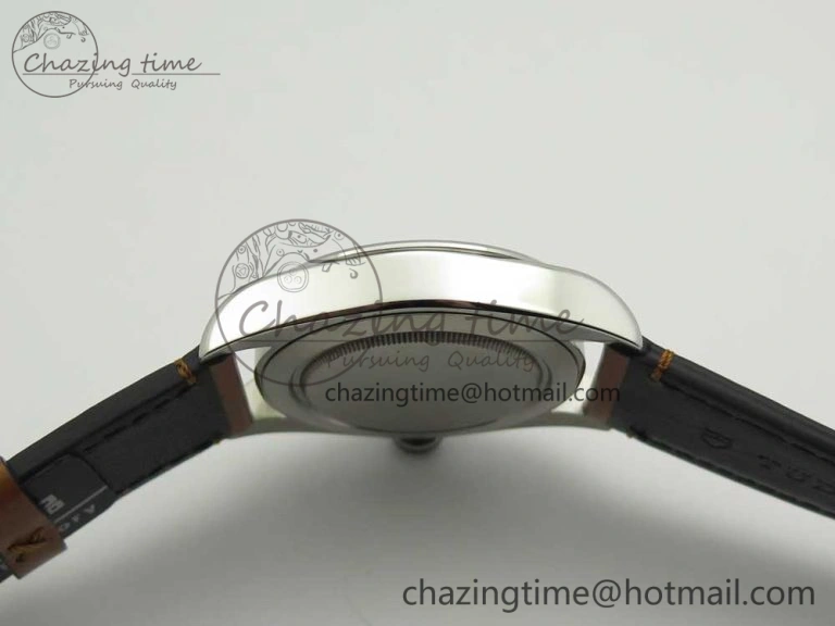 Black Bay 41mm LF 1:1 Best Edition Black Dial on Brown Leather Strap A Minimalist 9765