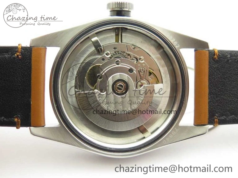 Black Bay 41mm LF 1:1 Best Edition Black Dial on Brown Leather Strap A Minimalist 9765