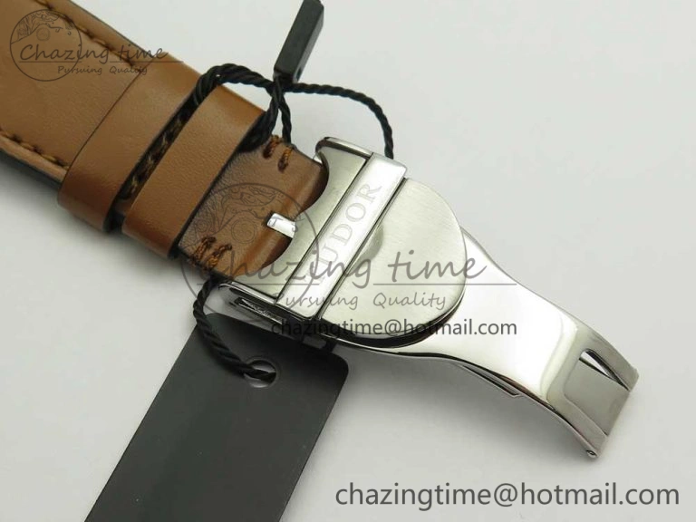 Black Bay 41mm LF 1:1 Best Edition Blue Dial on Brown Leather Strap A Contemporary 9764