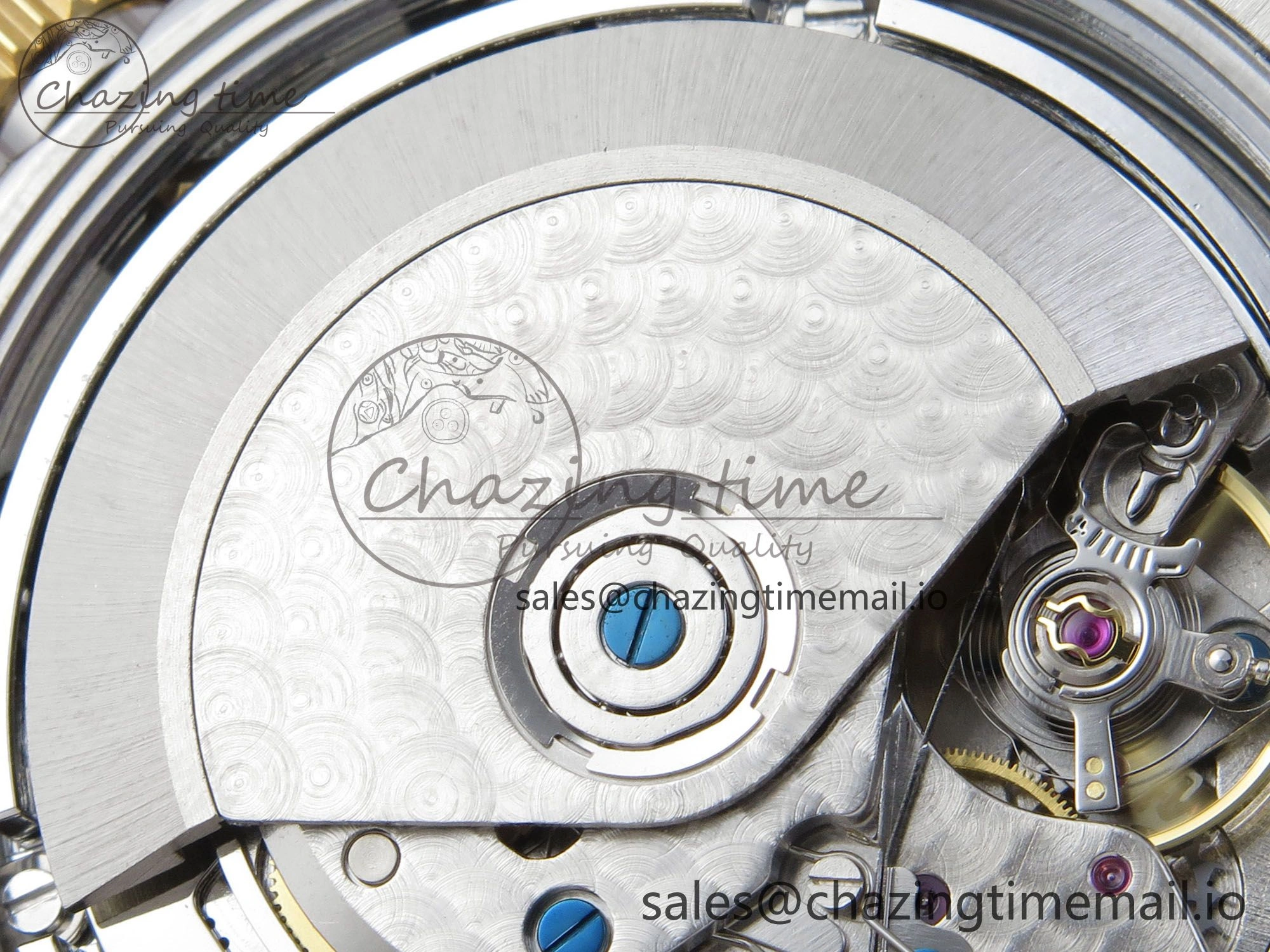 UrbanStyle Black Bay Chrono SS BLSF 1:1 Best Edition Gold Dial on YG SS Bracelet A 9721