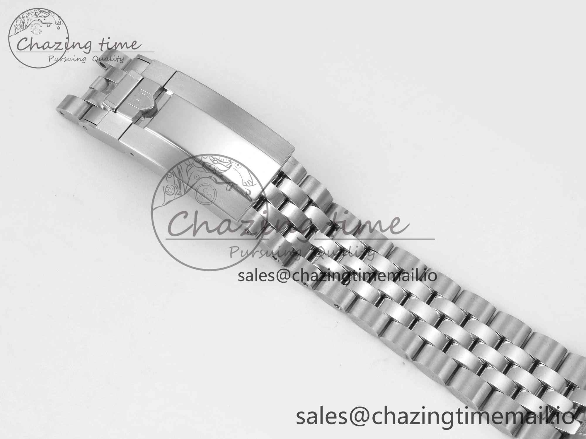 Black Bay Chrono SS BLSF 1:1 Best Edition Pink Dial on SS Bracelet A Stretchable 9724