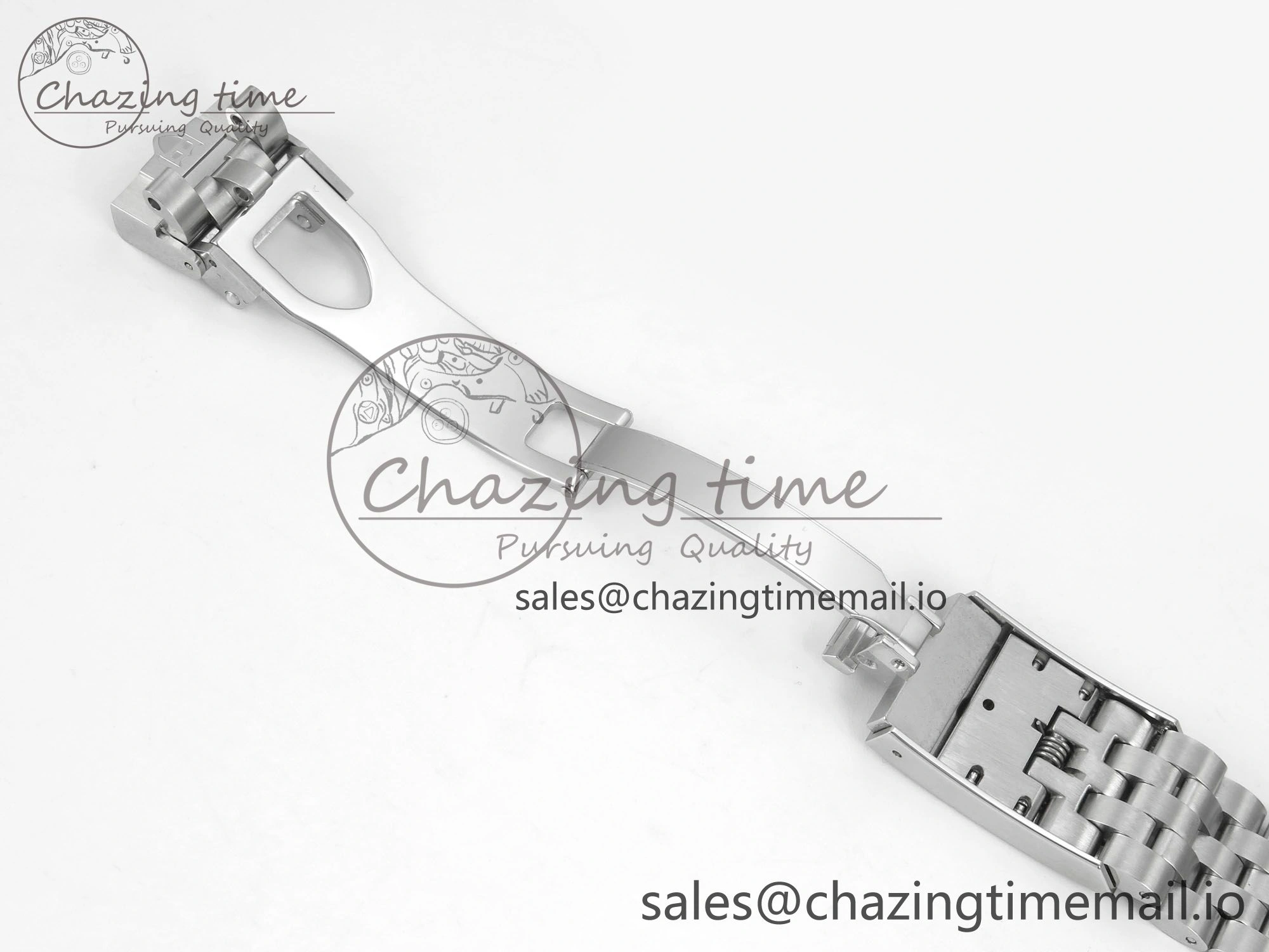 Black Bay Chrono SS BLSF 1:1 Best Edition Pink Dial on SS Bracelet A Stretchable 9724