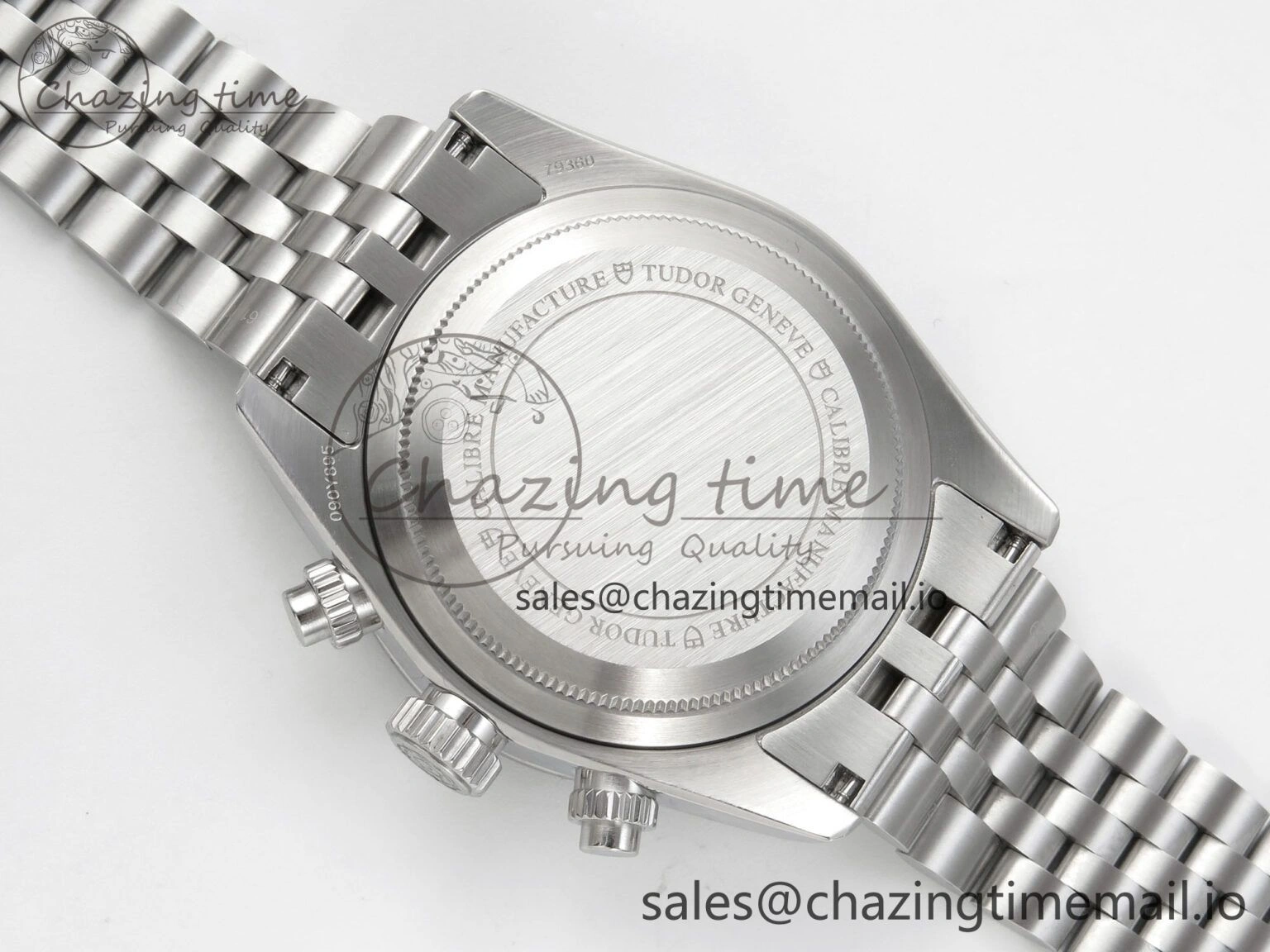 Original Black Bay Chrono SS BLSF 1:1 Best Edition Tiffany Blue Dial on SS Bracelet A 9725