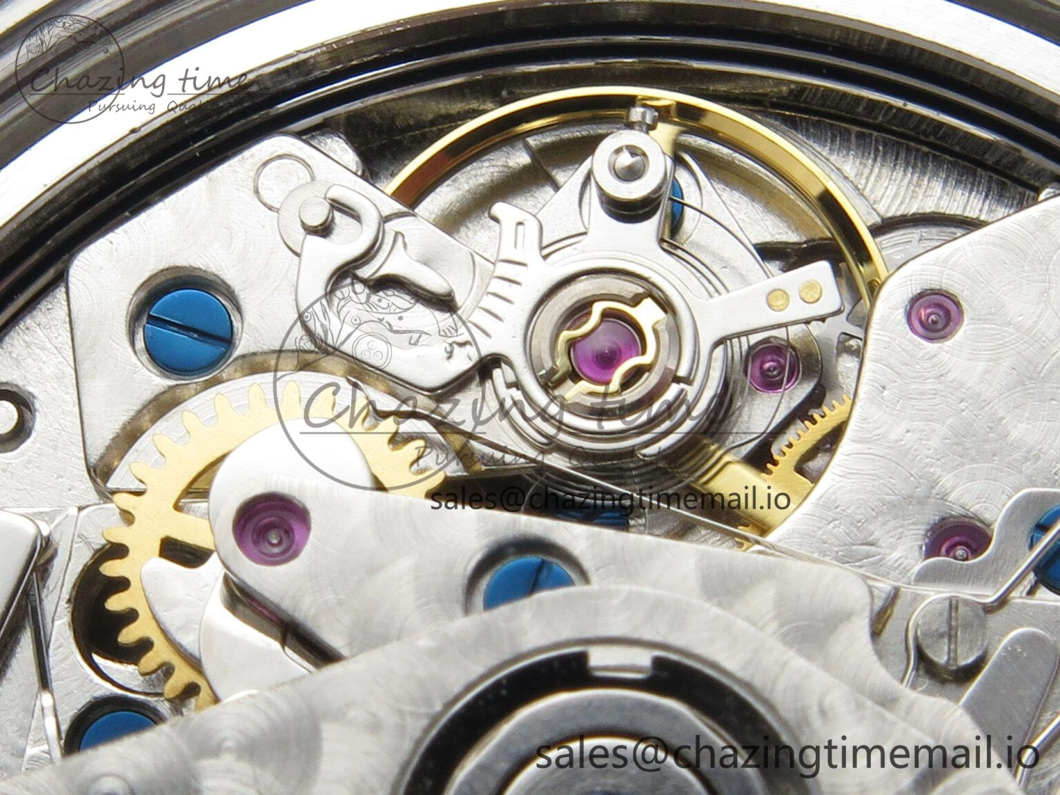 Original Black Bay Chrono SS BLSF 1:1 Best Edition Tiffany Blue Dial on SS Bracelet A 9725