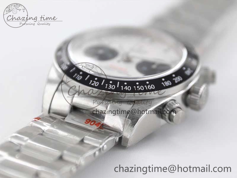 Comfortable Black Bay Chrono SS TWS 1:1 Best Edition White Dial on SS Bracelet A 9746