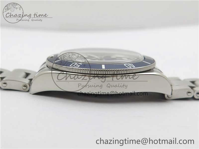Bright Black Bay Fifty Eight 39mm SS ZF 1:1 Best Edition Blue Dial on SS Bracelet A 9757