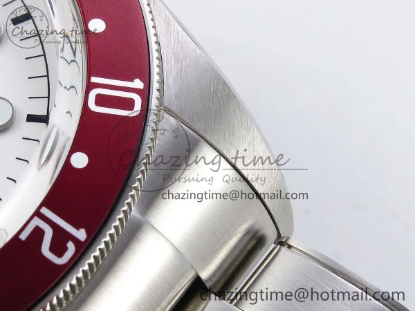 BestValue Black Bay GMT Pepsi Blue Red Bezel ZF 1:1 Best Edition White Dial on SS Bracelet A 9737