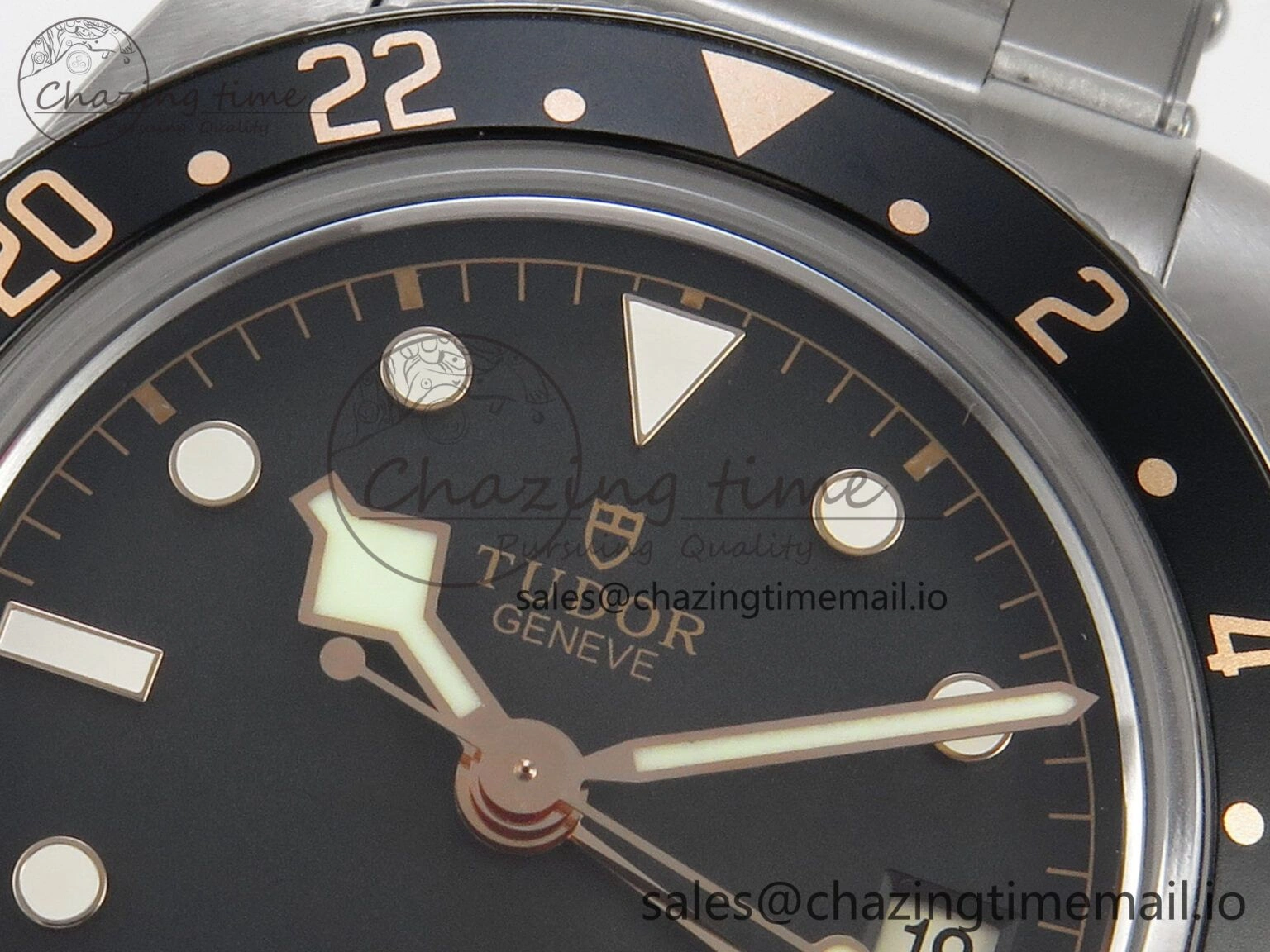 Black Bay GMT Pepsi Blue Red Bezel ZF Best Edition on SS Bracelet A Effortless 9729