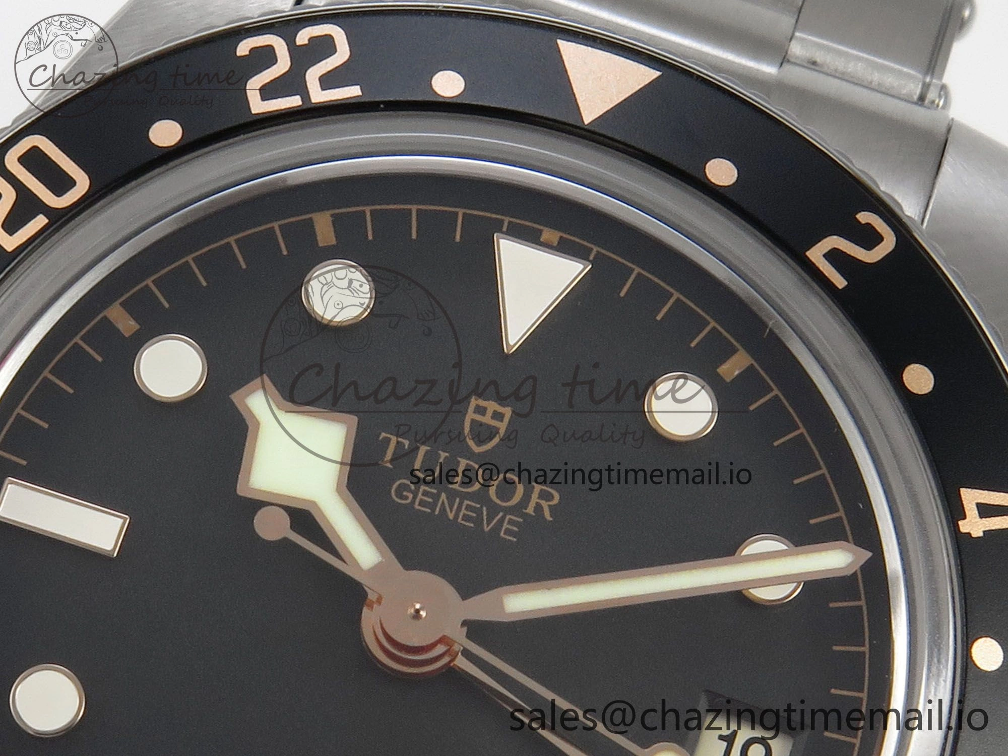 Black Bay GMT Pepsi Blue Red Bezel ZF Best Edition on SS Bracelet A Effortless 9729