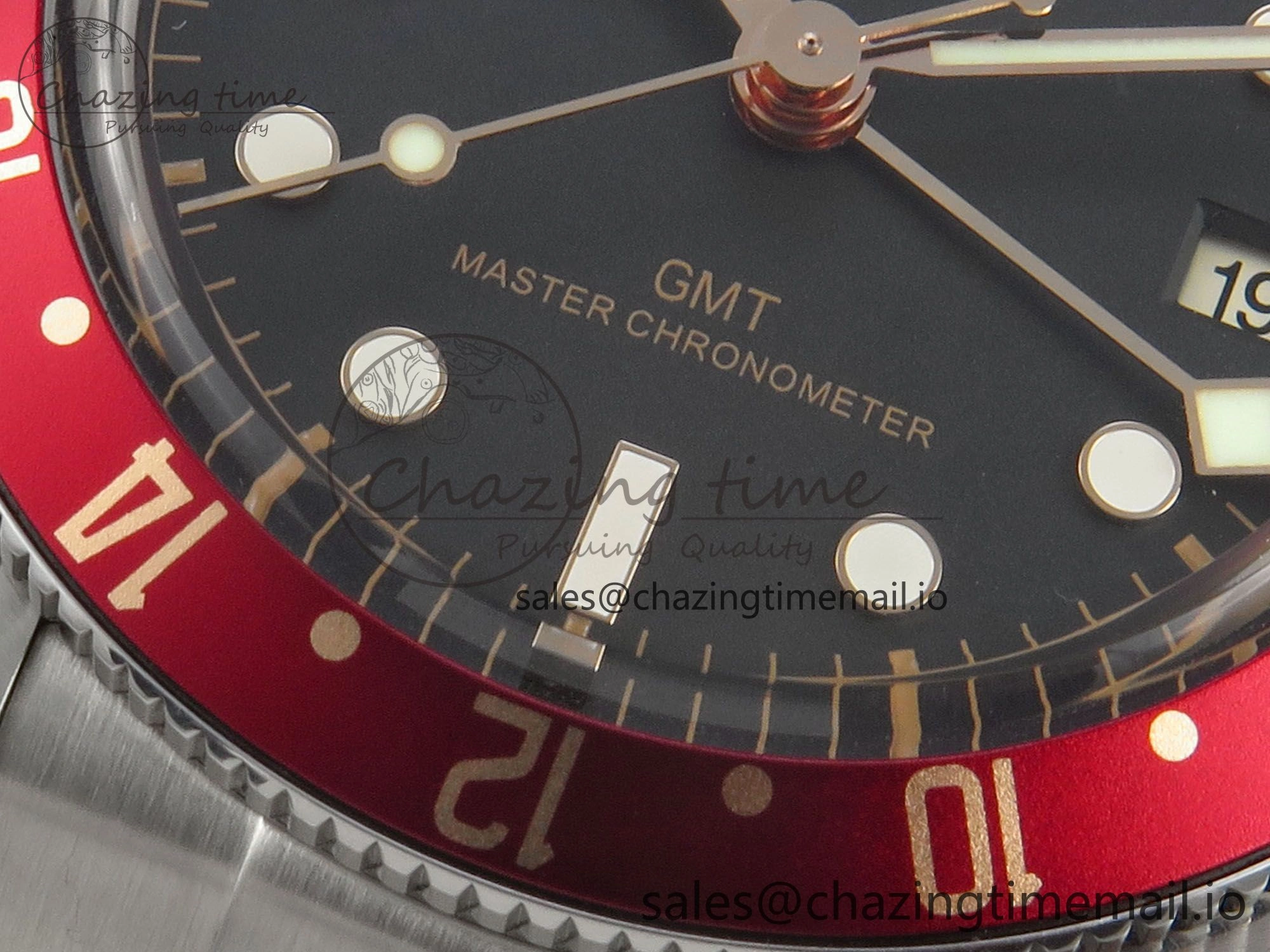 Black Bay GMT Pepsi Blue Red Bezel ZF Best Edition on SS Bracelet A Effortless 9729