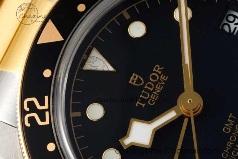 Black Bay GMT S&G Black Brown Bezel ZF 1:1 Best Edition on SS YG Bracelet A Bright 9745