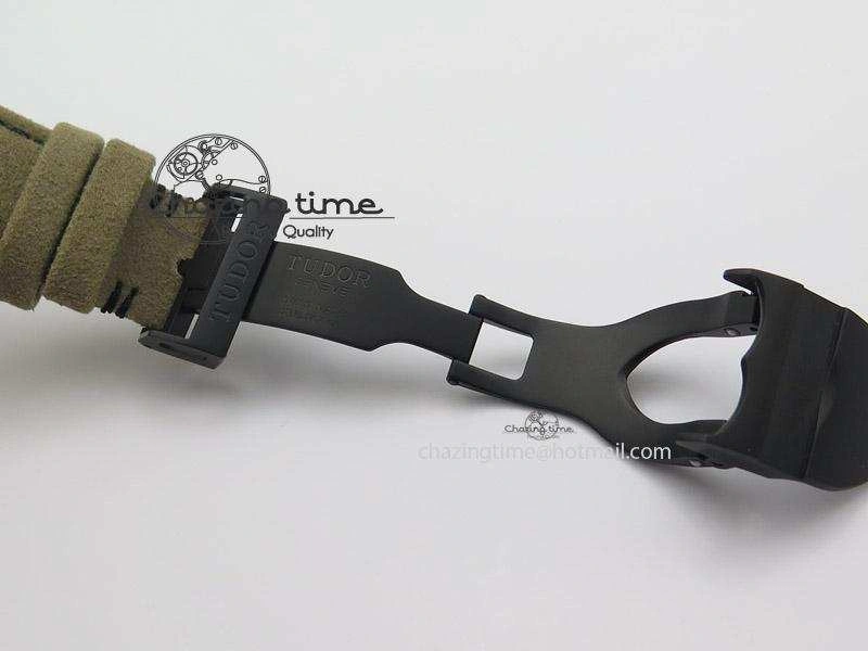 MultiPurpose Black Shield DLC ZF Best Edition on Brown Leather Strap A 9797