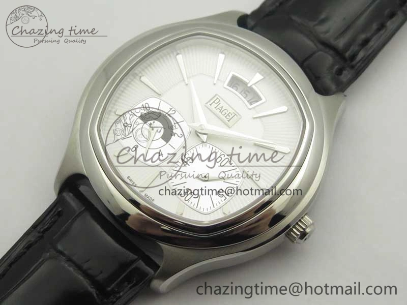Black-Tie SS TWF Best Edition White Dial on Black Leather Strap Cal.850P Comfortable 9120