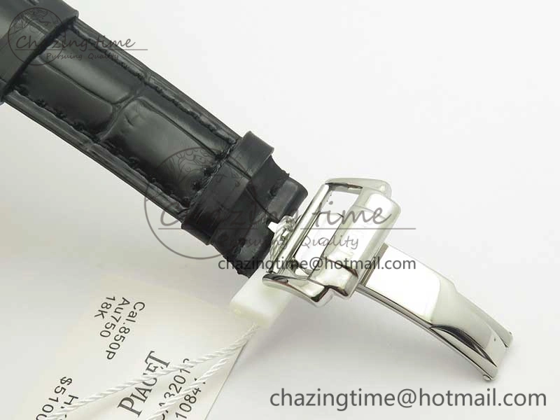 Black-Tie SS TWF Best Edition White Dial on Black Leather Strap Cal.850P Comfortable 9120