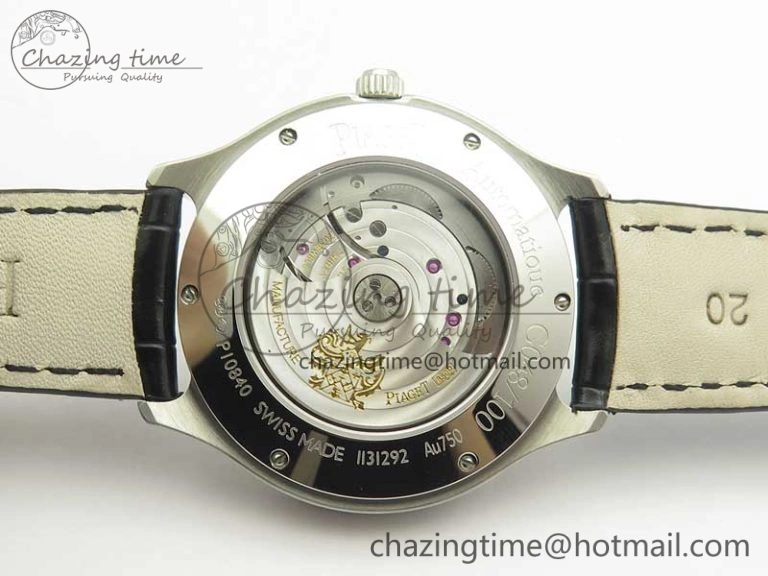 Black-Tie SS TWF Best Edition White Dial on Black Leather Strap Cal.850P Comfortable 9120