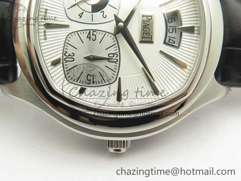 Black-Tie SS TWF Best Edition White Dial on Black Leather Strap Cal.850P Comfortable 9120