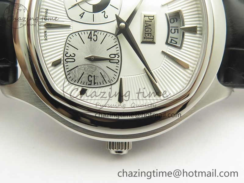 Black-Tie SS TWF Best Edition White Dial on Black Leather Strap Cal.850P Comfortable 9120