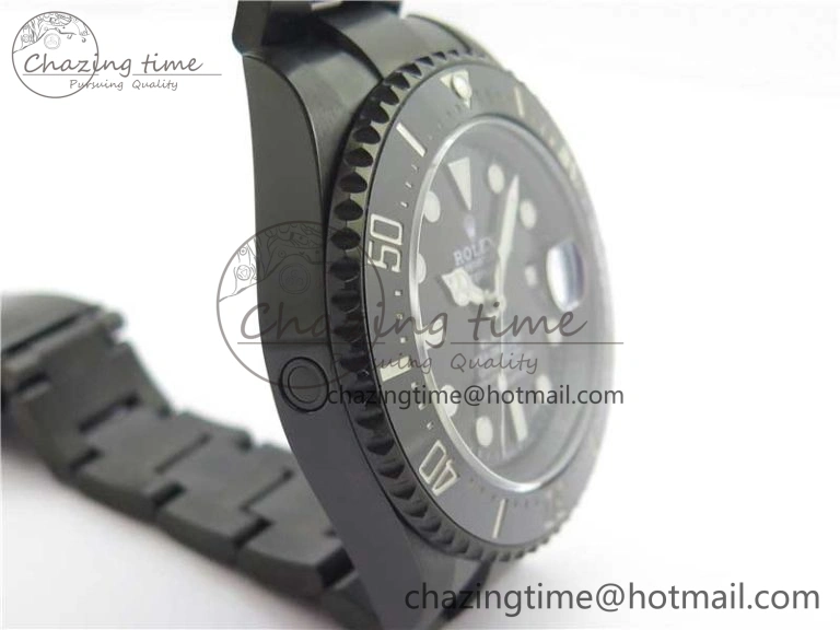 Blaken  Sea-Dweller 2017 Baselworld 126600 DLC ROF Best Edition Black Dial on DLC Bracelet A Sporty 2589