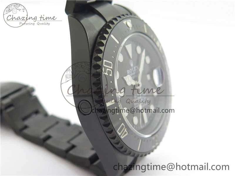 Blaken  Sea-Dweller 2017 Baselworld 126600 DLC ROF Best Edition Black Dial on DLC Bracelet A Sporty 2589