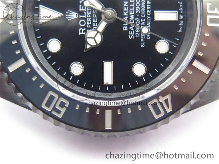 Blaken  Sea-Dweller 2017 Baselworld 126600 DLC ROF Best Edition Black Dial on DLC Bracelet A Sporty 2589