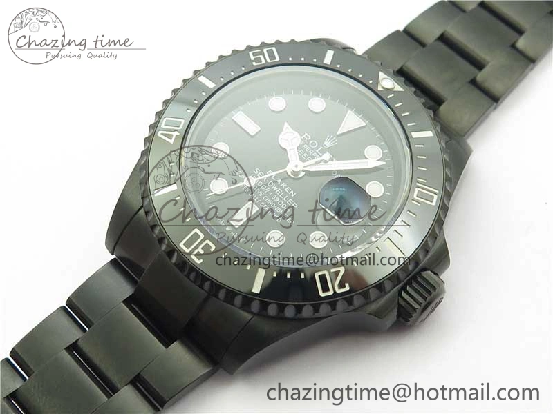 Blaken  Sea-Dweller 2017 Baselworld 126600 DLC ROF Best Edition Black Dial on DLC Bracelet A Sporty 2589