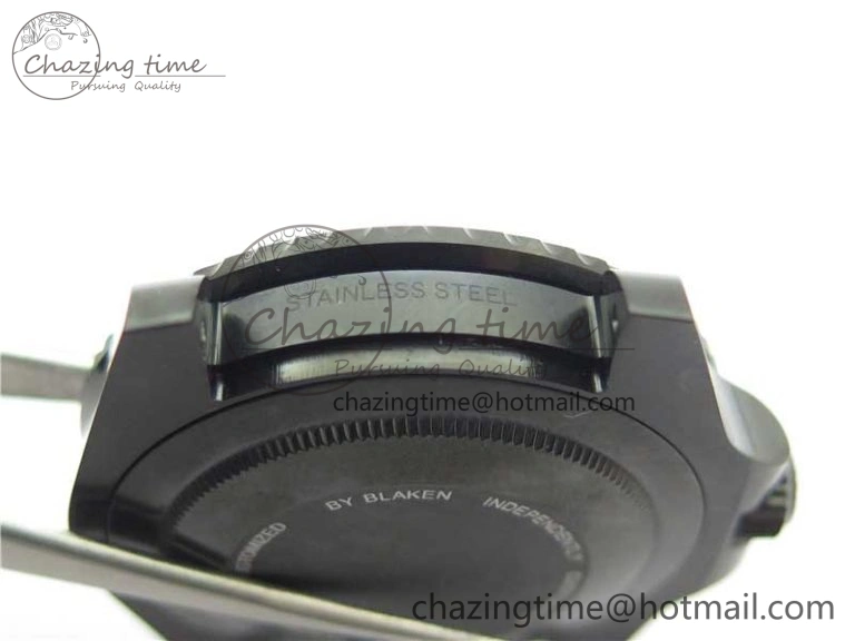 Efficient Blaken GMT Master II Black Blue Ceramic DLC GSF Best Edition Black Dial on Jubilee Bracelet A 2600