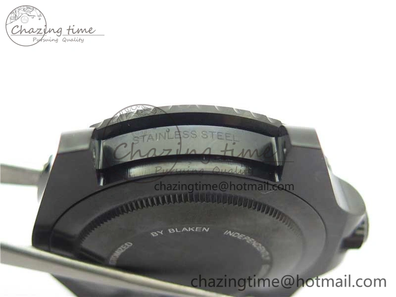 Efficient Blaken GMT Master II Black Blue Ceramic DLC GSF Best Edition Black Dial on Jubilee Bracelet A 2600