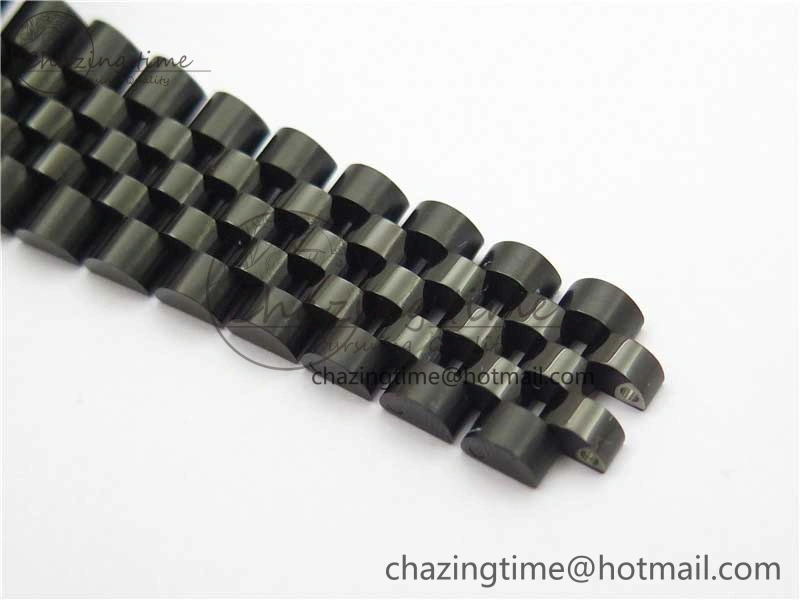Efficient Blaken GMT Master II Black Blue Ceramic DLC GSF Best Edition Black Dial on Jubilee Bracelet A 2600