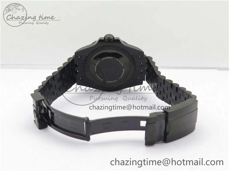 Efficient Blaken GMT Master II Black Blue Ceramic DLC GSF Best Edition Black Dial on Jubilee Bracelet A 2600
