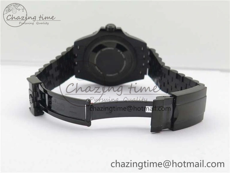 Efficient Blaken GMT Master II Black Blue Ceramic DLC GSF Best Edition Black Dial on Jubilee Bracelet A 2600