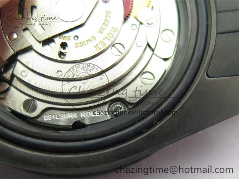 Premium Blaken GMT Master II Red Blue Ceramic DLC GSF Best Edition Black Dial on Jubilee Bracelet A 2593