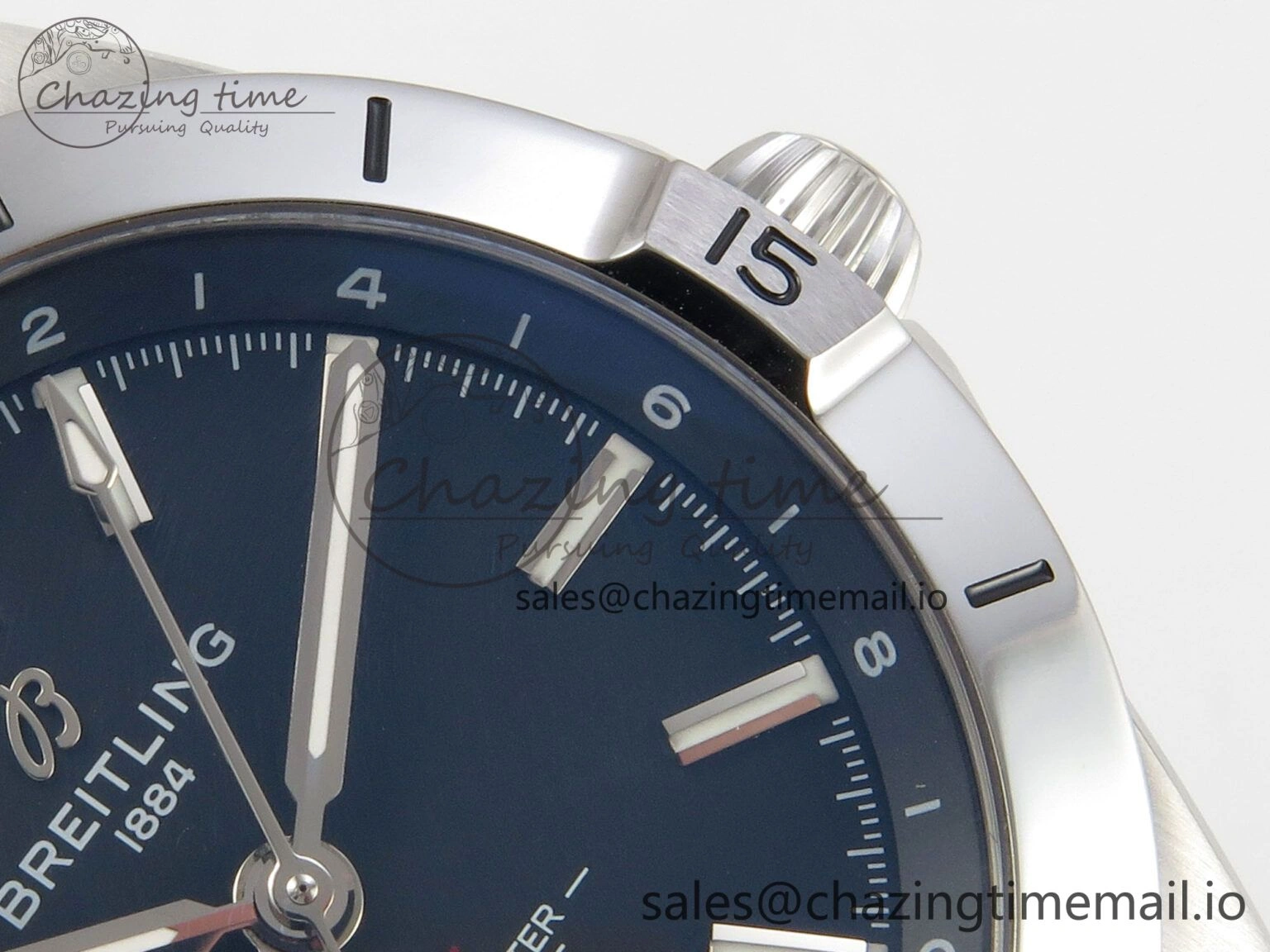 Breitling BLSF Chronomat Automatic 1:1 Best Edition GMT 40mm Black Dial On SS Bracelet A OdorResistant 5381
