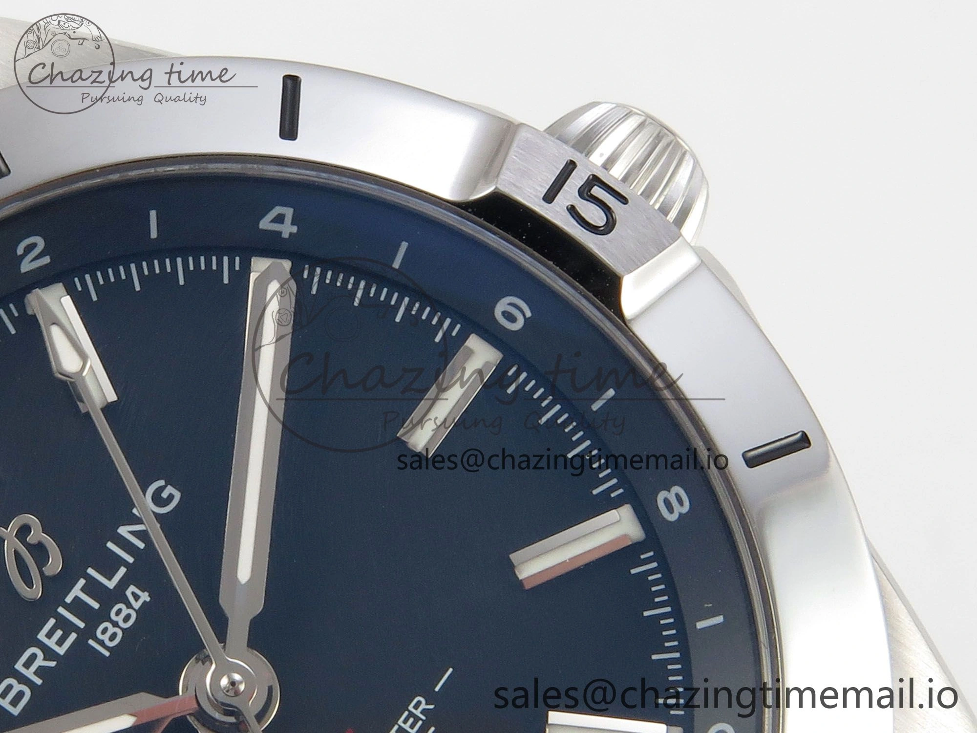 Breitling BLSF Chronomat Automatic 1:1 Best Edition GMT 40mm Black Dial On SS Bracelet A OdorResistant 5381