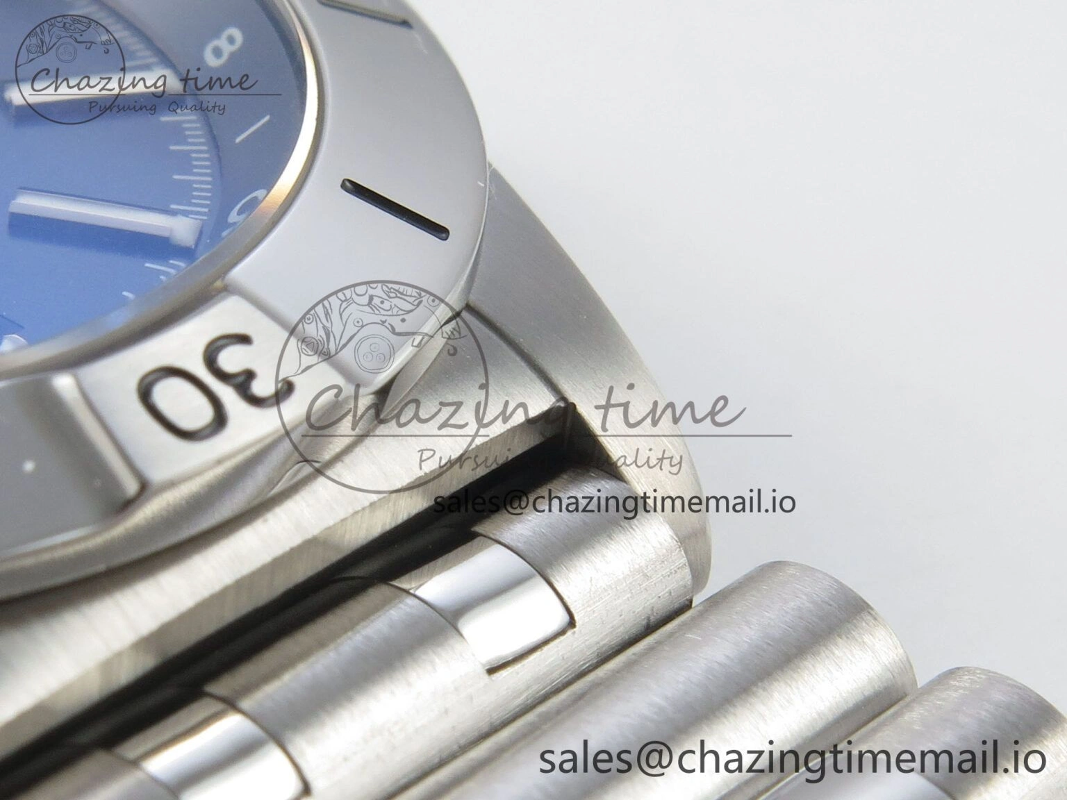 Durable Breitling BLSF Chronomat Automatic 1:1 Best Edition GMT 40mm Blue Dial On SS Bracelet A 5384