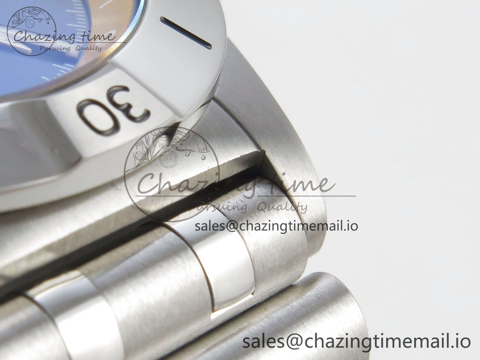 Neat Breitling BLSF Chronomat Automatic 1:1 Best Edition GMT 40mm Blue Dial with Inner Yellow Rim On SS Bracelet 5378