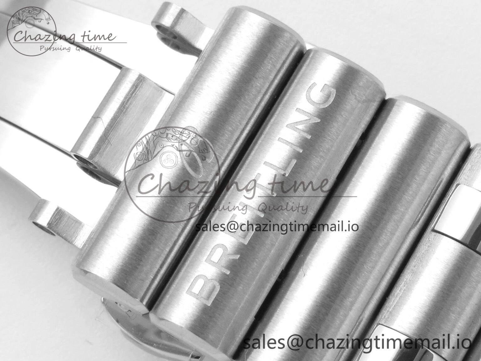 Breitling BLSF Chronomat Automatic 1:1 Best Edition GMT 40mm Grey Dial on SS Bracelet A Tailored 5377