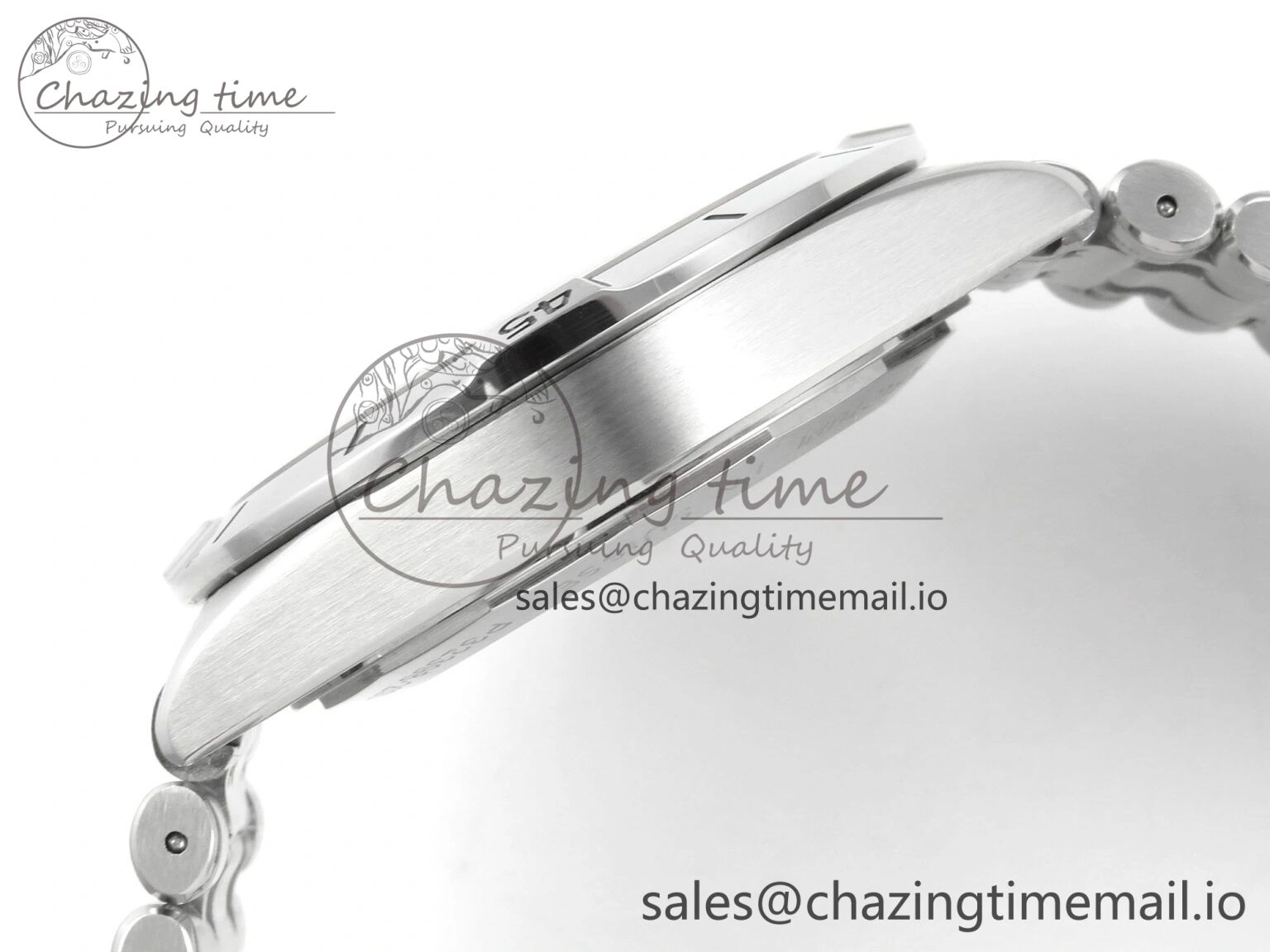 Breitling BLSF Chronomat Automatic 1:1 Best Edition GMT 40mm Grey Dial on SS Bracelet A Tailored 5377