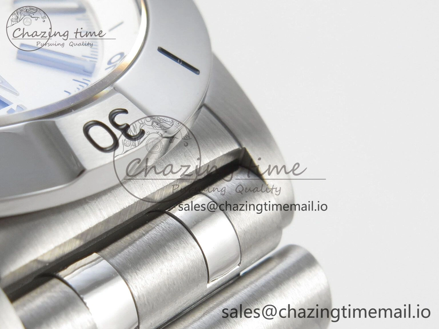 Breitling BLSF Chronomat Automatic 1:1 Best Edition GMT 40mm White Dial On SS Bracelet A ZeroBulk 5380