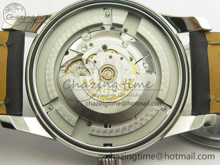 Breitling Transocean Day & Date SS V7F 1:1 Best Edition Black Dial on Black Leather Strap A Upgraded 5624