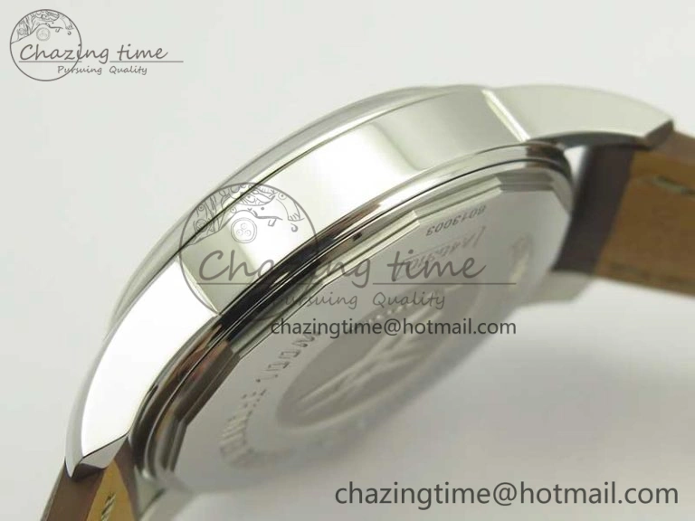Breitling Transocean Day & Date SS V7F 1:1 Best Edition Silver Dial on Brown Leather Strap A SmartChoice 5622