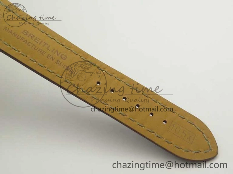 Breitling Transocean Day & Date SS V7F 1:1 Best Edition Silver Dial on Brown Leather Strap A SmartChoice 5622