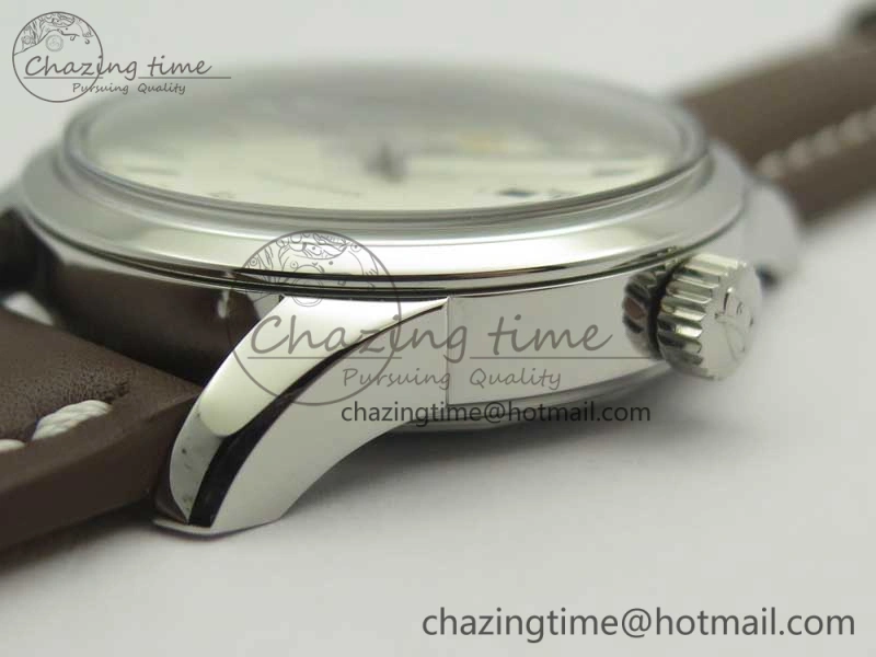 Breitling Transocean Day & Date SS V7F 1:1 Best Edition Silver Dial on Brown Leather Strap A SmartChoice 5622
